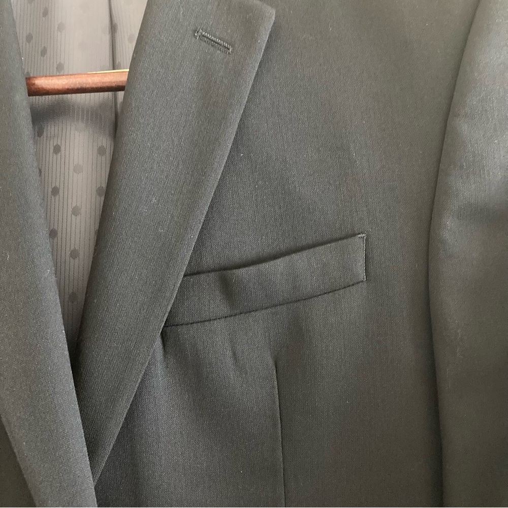 Perry Ellis Two Button Solid Suit Jacket Slim Fit… - image 7